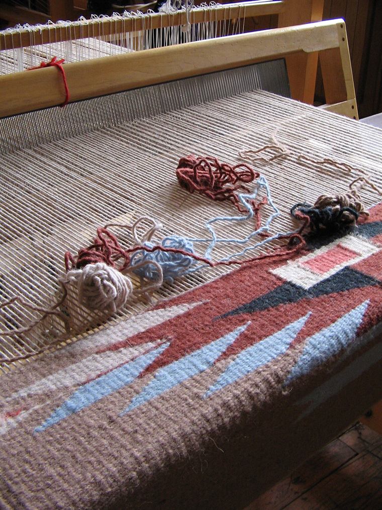 Fabric samples reviewed together