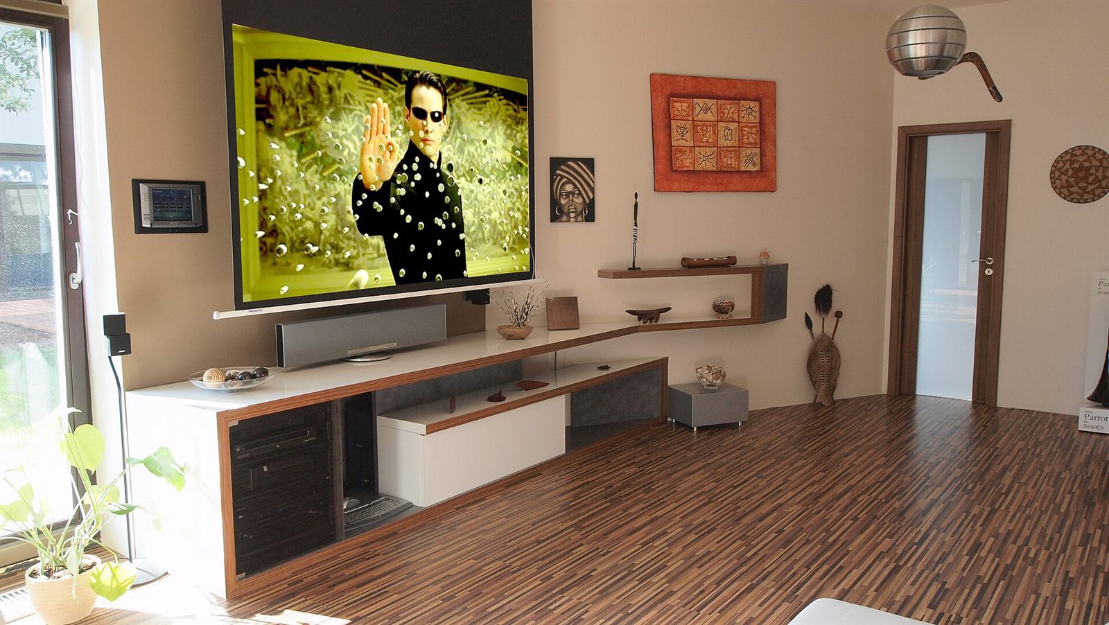 A designed room reviewed as a whole